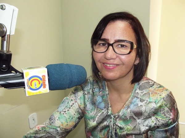 Walmária Moura, secretária de Asistência Social do município. (Foto: Ricardo Fontenele)