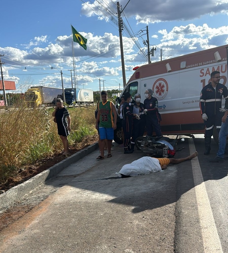 Motociclista morre em grave acidente na BR-316 em Picos