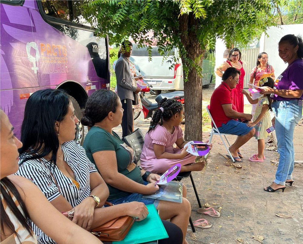 Sempi e SSP-PI levam Ônibus Lilás para Picos com serviços de cidadania e apoio às mulheres