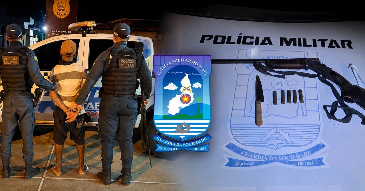 Homem &eacute; preso ap&oacute;s amea&ccedil;as e disparo de arma de fogo em bar de Elesb&atilde;o Veloso
