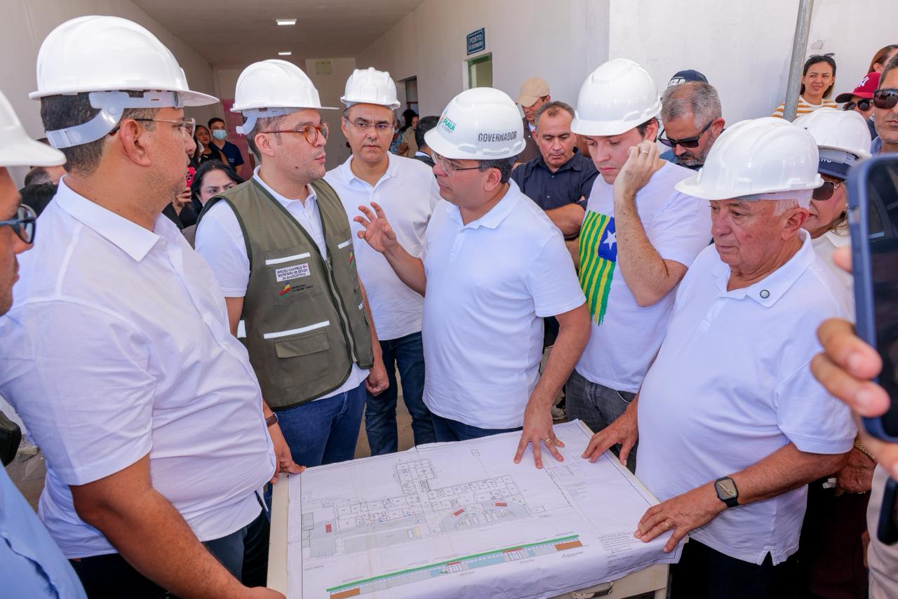 Rafael Fonteles acompanha reforma do hospital estadual, mercado p&uacute;blico e autoriza constru&ccedil;&atilde;o de Centro Cultural em S&atilde;o Miguel do Tapuio