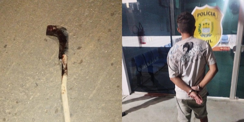 Idoso &eacute; atacado com golpes de foice em S&atilde;o Miguel do Tapuio