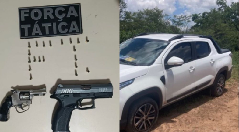 Pessoas camufladas s&atilde;o presas ap&oacute;s amea&ccedil;ar populares em Valen&ccedil;a do Piau&iacute;