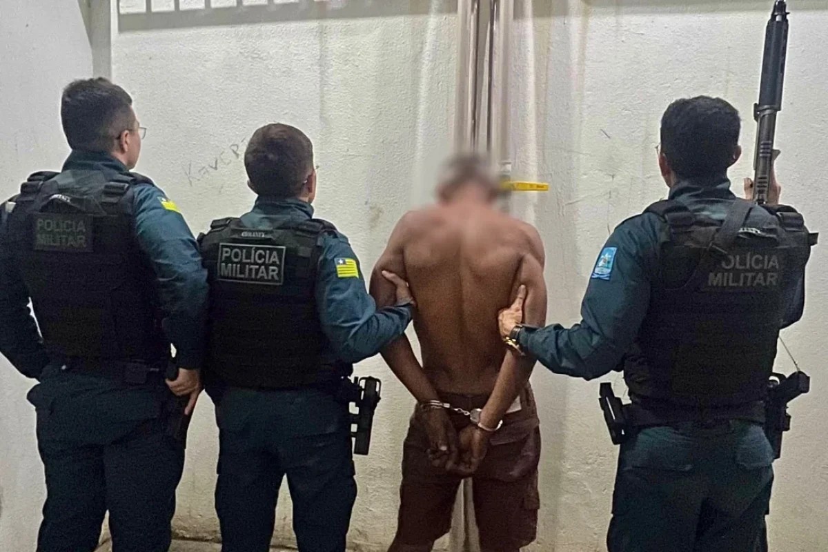 Homem &eacute; preso ap&oacute;s amea&ccedil;ar filha com faca em Elesb&atilde;o Veloso