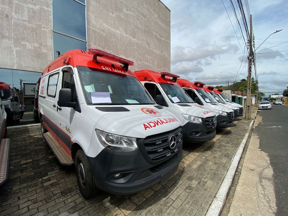 Munic&iacute;pios da regi&atilde;o de Valen&ccedil;a recebem novas ambul&acirc;ncias do Samu nesta sexta (16)