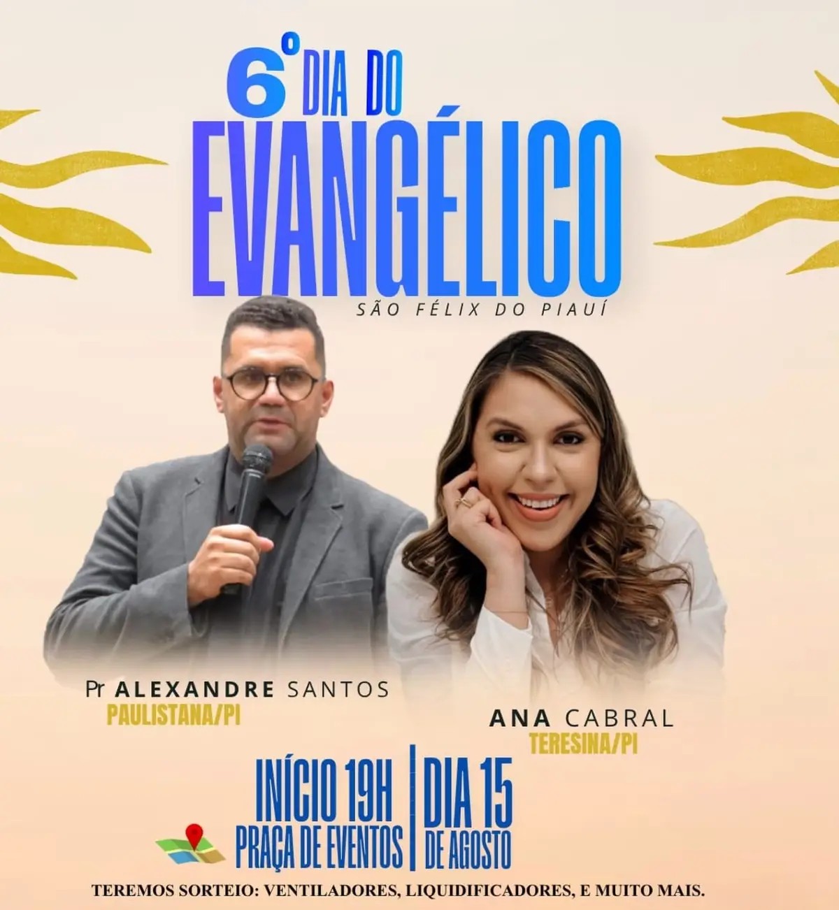 S&atilde;o F&eacute;lix do Piau&iacute; realiza 6&ordm; Dia do Evang&eacute;lico com programa&ccedil;&atilde;o de louvor e prega&ccedil;&atilde;o